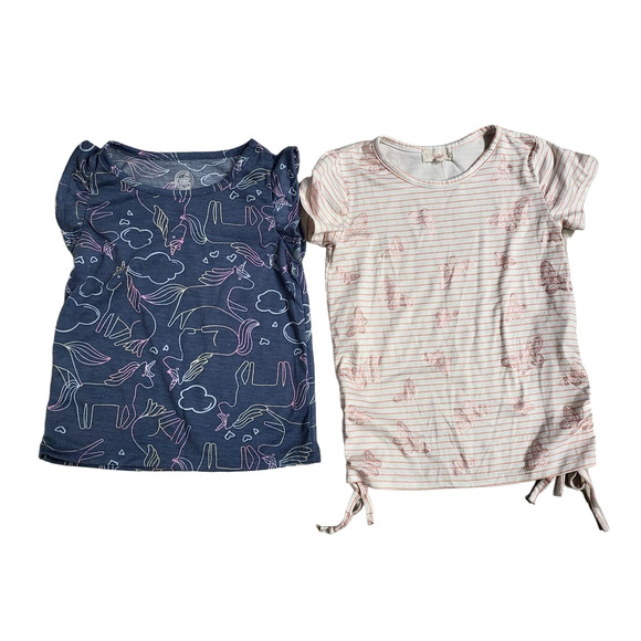 Girls Size 5 Short Sleeve Shirt Bundle - Picture 1 of 5